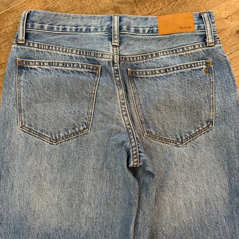 Madewell Low Rise Baggy Straight Jeans Womens 25 Vintage Wash Classic Denim Blue - Picture 5 of 11
